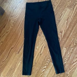 Athleta Girl pocket leggings with leg detail